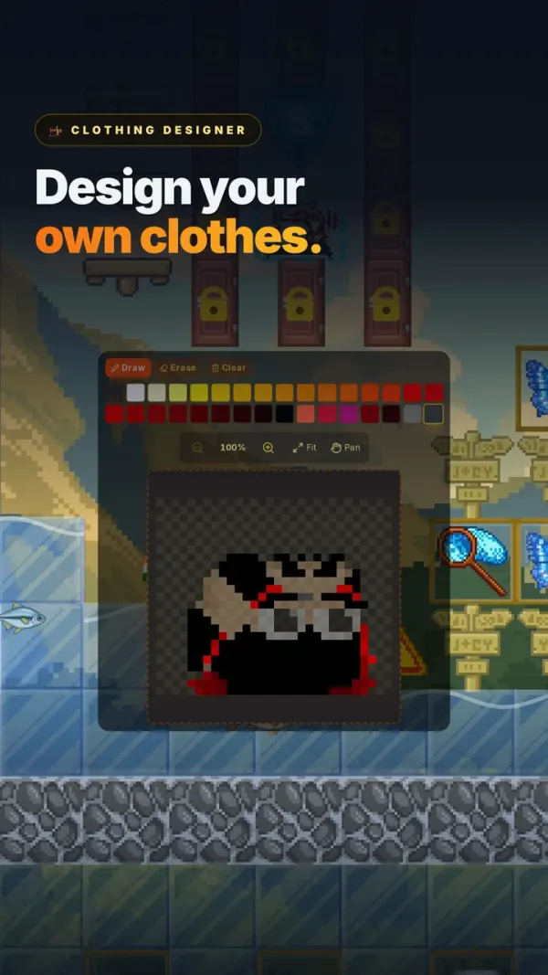 Design your own clothes: Neotopia gameplay